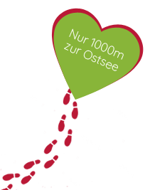 nur 1.000m zur Ostsee